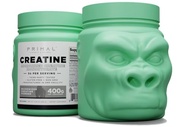 Primal Creatine Monohydrate Powder (400 Grams) | Unflavored Micronized Creatine Muscle Development S