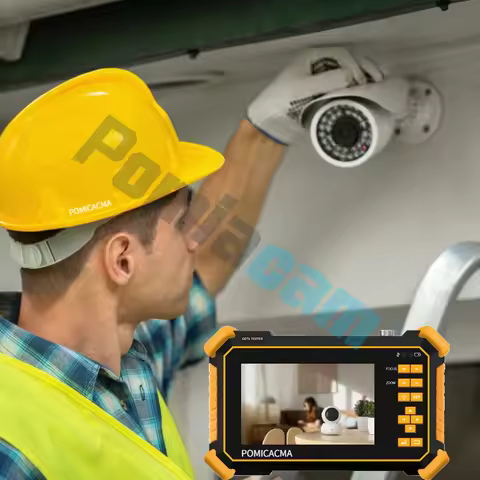4in1 CCTV Camera Tester 8MP CVI TVI AHD CCTV Tester HD Security Video Camera Tester 4.3 inch TFT-LCD