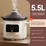 Bear | Electric Slow Cooker Ceramic Pot