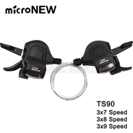 Factory direct sales MicroNEW TS90 Shifter 7 8 9 Speed Shifter Gear Shifters 3X7 3X8 3X9 For Shimano Ltwoo A3 Deore Shipter With Cable Groupset Mtb Mountain Bike Bicycle