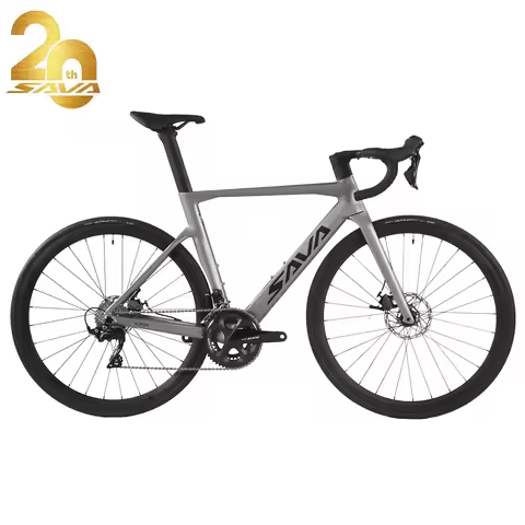 SAVA 20th Anniversary Road Bike Racing Integrated Handlebar Full Carbon Fiber Bike with 22 Speed ​​K