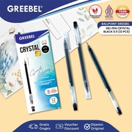 12 Pcs - GREEBEL Ballpen Crystal/ 0.5 GP-520