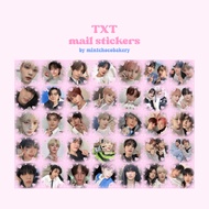 (read desc) txt kpop mail stickers (35 pcs)