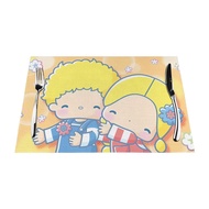 Sanrio Patty &amp; Jimmy Custom Table Placemats PVC Woven Art Washable Table Placemats for Party Buffet Dinner Decorations