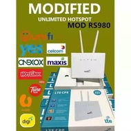 Ready stock MOD Unlocked modem RS 980+ 4G LTE Wifi Router 150Mbps Hight Speed Wireless Router