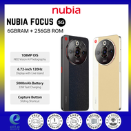 Nubia Focus 5G 6GB RAM+256GB ROM | Smartphone 108MP OIS | 6.72" FHD+ 120Hz | 5000mAh 33W Fast Chargi