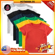 (0 - 18 Months)Tshirt Kosong Budak Kids Baby Boy Girl Cotton