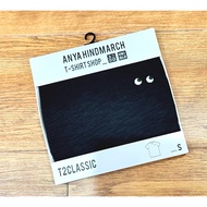 UNIQLO Women Tshirt Anya Hindmarch Edition Original Collab Black Short Sleeve T-Shirt