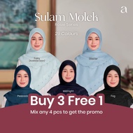 ALYSS Sulam Molek Bawal Sulam Premium Cotton Voile Rosie Series Bidang 50 & 60 (New)