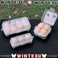 WINTE3U Egg Holder, 3/4/8 Grids Container Egg Box, High Quality Anti-fall Transparent Kitchen Tools 