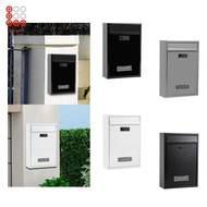 [Shiwaki3] Wall Mount Mailbox Keyless Mailbox with Lock Security Metal Mailbox Iron Frame Weatherpro