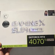 放MSI RTX 4070 Ti SUPER GAMING X SLIM WHITE 白 有單有保