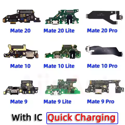 Aiinant USB Charger Dock Connector Port Charging Board Flex Cable For Huawei Mate 9 10 20 Lite Pro P