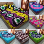 Sprei Batik Halus Pekalongan Special Pojok Pakai Karet 4 Sarung Bantal 2 Sarung Guling Sprei 180x200