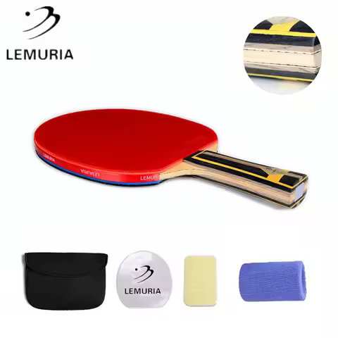 Lemuria Super ZLC ZJK Table Tennis Racket Glued With Double Pimples In Rubber Fast Attack Ping Pong 
