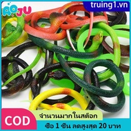 Novelty Realistic Fake Snake Halloween Tricky Spoof Toys Simulation Soft Scary Horror Snake Toy for 