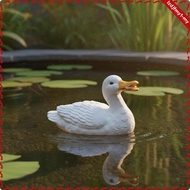 [leipupa] Buoyant Resin Duck Authentic Texture Buoyant Duck for Garden, Aquarium