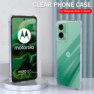 Ultra Thin Clear Shockproof Case For Motorola Moto G35 Transparent Soft Back Cover Moto G05 Moto G85