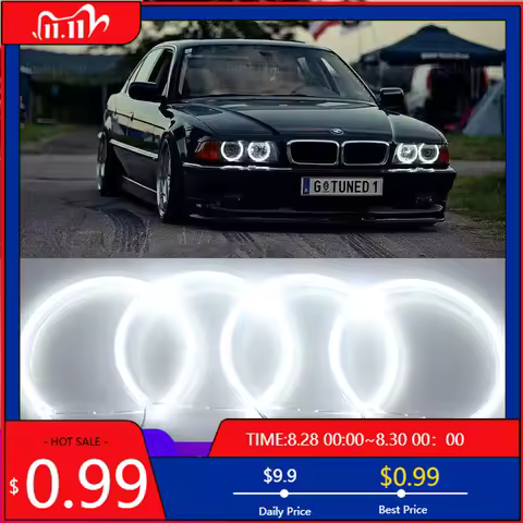 Hot Ring Angel Eyes SMD LED White for BMW 3 5 7 Series E36 E46 E39 E38 730iL 735i 320i 530i 540i Car