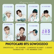 Photocard BTS SOWOOZOO - UNOFFICIAL - 2-sided GLOSSY Lamination