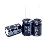 10PCS Higt quality 400V10UF 10*13mm 10UF 400V 10*13 Electrolytic capacitor