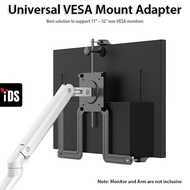 [iDS] Universal VESA Mount Adapter Convert Non VESA Monitor Arm Mounting VESA Mount Bracket 17-32 Inch Screen VESA