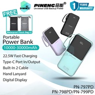 Pineng PN-799PD 30000mAh Powerbank PN797 22.5W Fast Charging Power Bank Pineng Powerbank PN799 PN-79