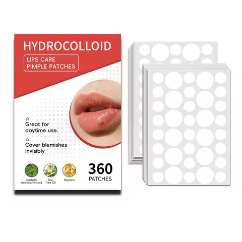 360Pcs Mouth Blister Patch Cold Sore Lip Blister Patch Cold Sore Healing Hydrocolloid Lip Care Stick