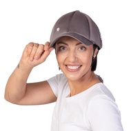 【海夫健康生活館】Ribcap 簡約時尚 360° 軟式防撞帽 棒球帽 低調灰(M-L/頭圍59-65cm)