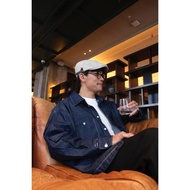 Pleated Denim 000 - Dark Indigo