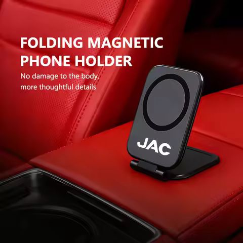 For JAC Car Magnetic Mobile Phone Holder Adjustable Foldable Anti-shake Vehicle Navigation Phone Sta