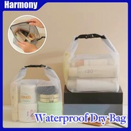Transparent Waterproof Dry Bag Storage Bag Handbag Portable Toiletries Beach Wash Bag Beg Solek