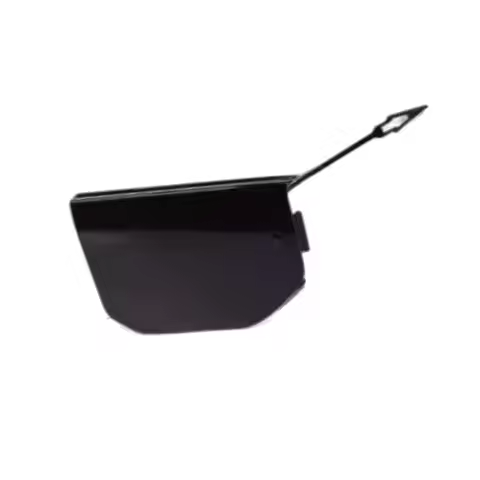 Glossy Black Cover Bumper Tow Hook Cover Bumper Glossy Black Direct Replacement Easy Installation Pr
