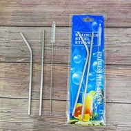 [SG SELLER] [FREE SHIPPING] Stainless Steel Metal Straw Environmental Friendly