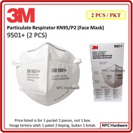 3M 9501+ KN95/P2 Particulate Respirator Face Mask (2 PCS/PKT)