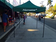 HOMSTAR⭐BRAND 3m x 4.5m Retractable Gazebo Party Tent - COMPLETE PACKAGE SET OF TENT GAZEBO & FRAME 
