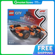 LEGO 60442 รถแข่ง McLaren และ F1 ฟอร์มูล่า ของขวัญวันเกิด วันเด็ก ตกแต่งสำหรับเด็ก อุปกรณ์การเรียนโร