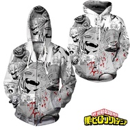Anime My Hero Academia Hoodie Himiko Toga Unisex Hoodie Zipper Jacket Cosplay