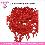 [Lovoski] Round Eyes and Noses 3/4/5/6mm Eyes Dolls Eyes for DIY Animal Accessories