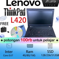 [KODE. Y20Z] Laptop Lenovo Thinkpad L420 Core I5 Gen 2 RAM 8GB SSD 256