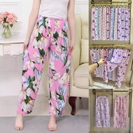 SLEEPWEAR PAJAMA PANTS for Women Assorted Prints Soft Breathable Cotton Spandex Fabric