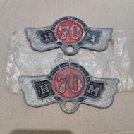 Emblem variation decoration sweetener sweetener swing arm arem swing arm rear fork HONDA C70 CD70 CL