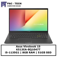 Asus Vivobook 15 K513EA-BQ104T | i5-1135G7 | 8GB RAM | 512GB SSD | 15.6" FHD | Windows | 2 Year Warr