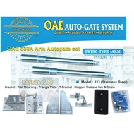OAE Arm Swing  Stainless Steel Autogate OAE333A Motor Heavy Duty full Bracket Set