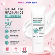 APLB Glutathione Niacinamide Sunscreen SPF50+ PA++++ 40ml Daily Beauty Care 1 Korean Skincare Ships 