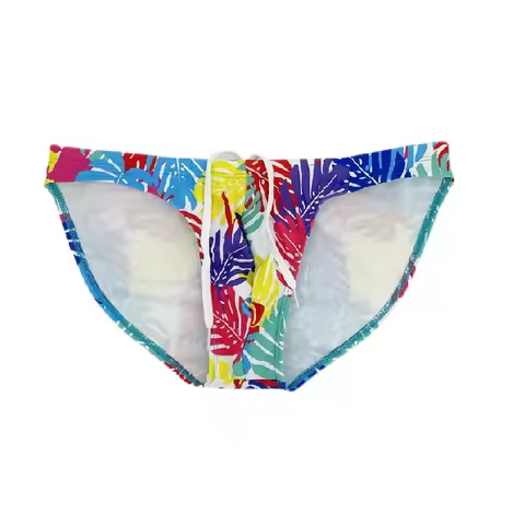 Ultra Low Waist Swimsuit Mens Swimming Briefs Bikini Swimwear Men Swim Trunks Young Man Bathing Suit