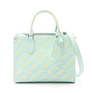 【二手】路易威登LOUIS VUITTON OnTheGo PM 手提包 Monogram Empreinte Summer Stardust Vert d'Or M46270 皮革 OnTheGo 