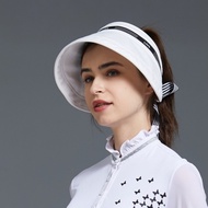 Love Golf Ladies Sports Hats Sunscreen Sun Visor Caps Women Anti-UV Empty Top Foldable Bucket Hat Fe