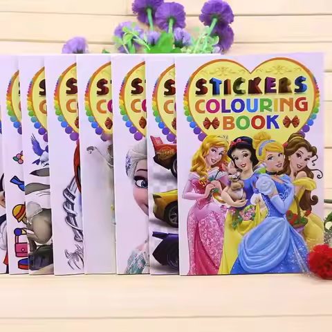 Disney cartoon girls Mickey Mouse cosplay coloring book Mickey Drawing boys cars cosplay picture boo