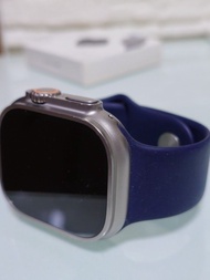 Apple Watch Ultra 2 49mm (GPS + 流動網絡) 49 毫米原色鈦金屬錶殼藍色錶帶 港行 跟 充電器 電池健康度93%